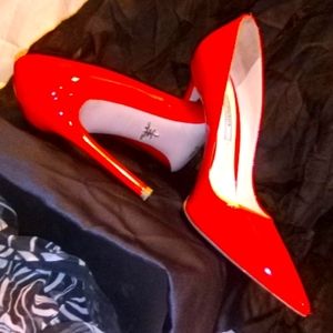 Prada size 38 ,4 inch stiletto Calzature Donna, lacca red